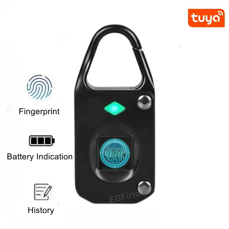 Laptop Backpack Anti Theft - Tuya 블루투스 미니 지문 스마트 자물쇠