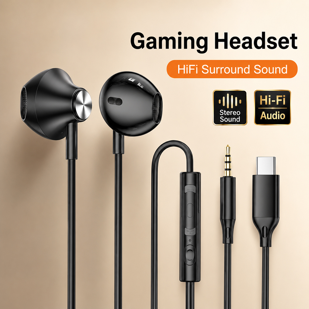 Xiaomi Laptop Accessories - HiFi 서라운드 헤드폰 iPhone 용 베이스