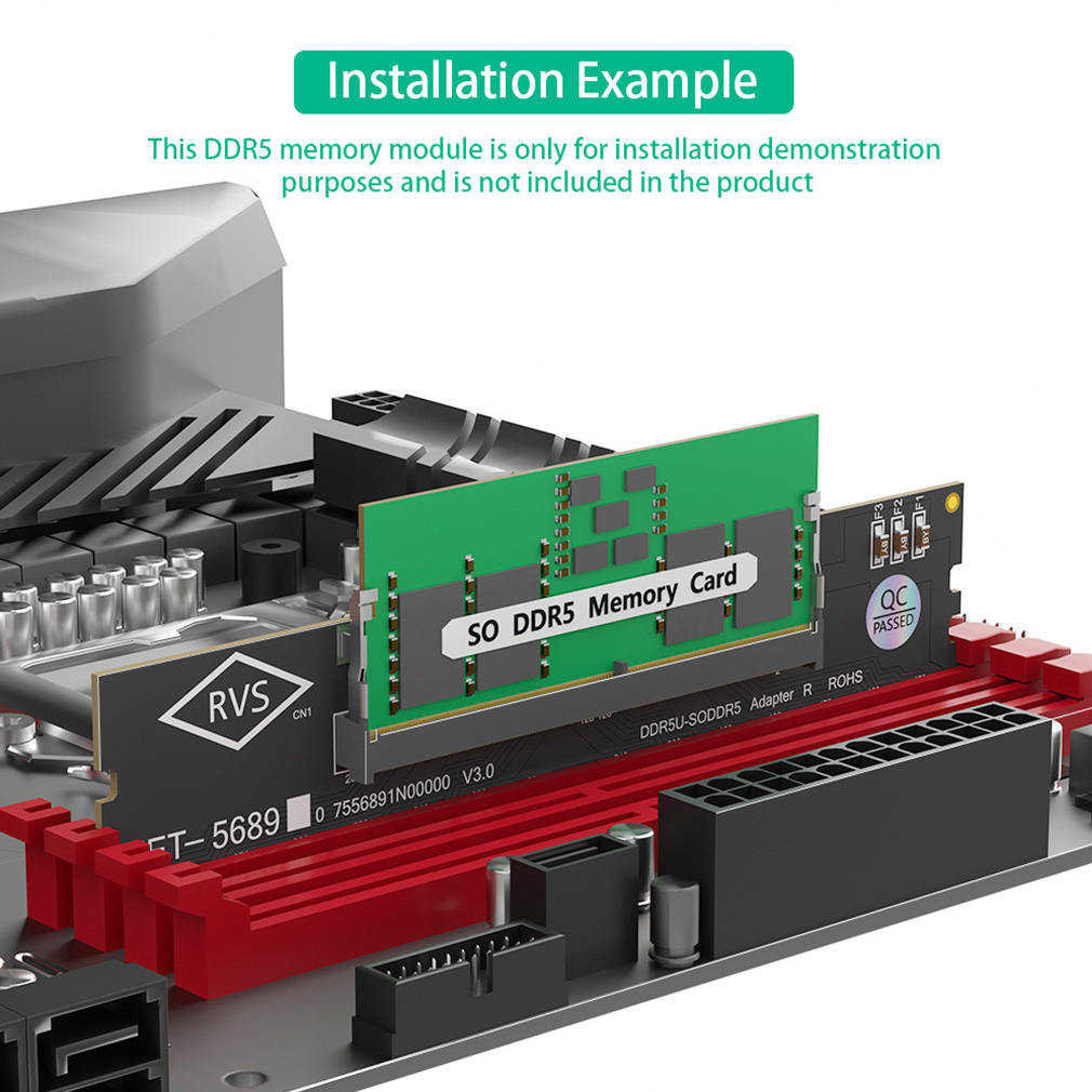 Memory Ram Upgrade - 1PC 노트북 SO-DIMM에서 데스크탑 DDR5 U-DIMM