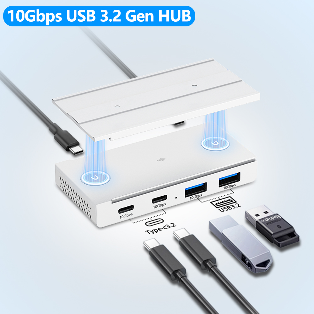 Laptop Accessories Macbook - 10Gbps USB3.2 Gen2 허브 데스크 마그네틱