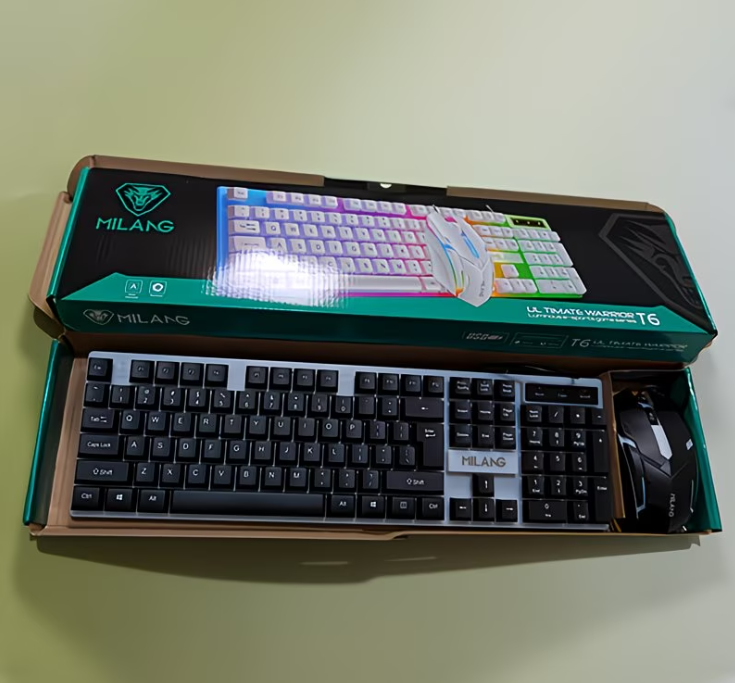 1pcsRGB 백라이트 게이밍 키보드 및 마우스 세트, - Laptop Accessories Combo Set 리뷰 및 가격