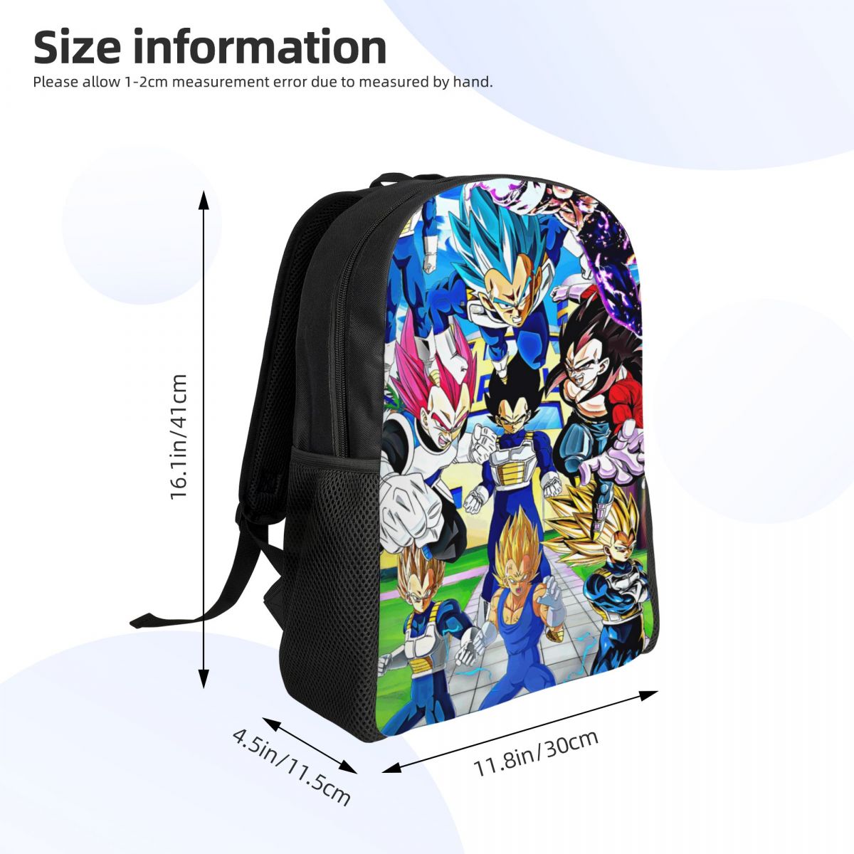 개인화 된 V-Vegetaes 일본 애니메이션 노트북  - Laptop Accessories Bag For Men 리뷰 및 가격