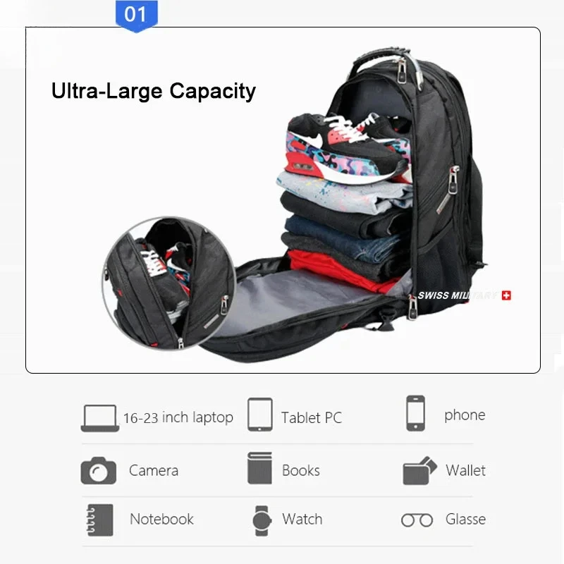 다기능 대용량 남성 가방 패션 여행 Usb 충전 방수  - Laptop Backpack Anti Theft 리뷰 및 가격