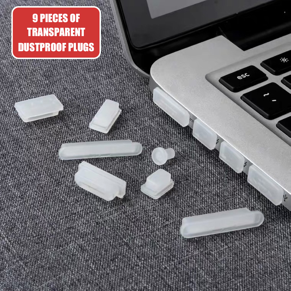 맥북 에어 13 15 M5용 9피스 먼지 방지 플러그  - Laptop Accessories Macbook 리뷰 및 가격