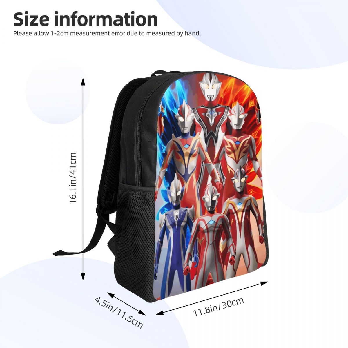 3D 인쇄 만화 U-Ultramanes 배낭 소녀 소년 - Laptop Accessories Bag For Men 리뷰 및 가격