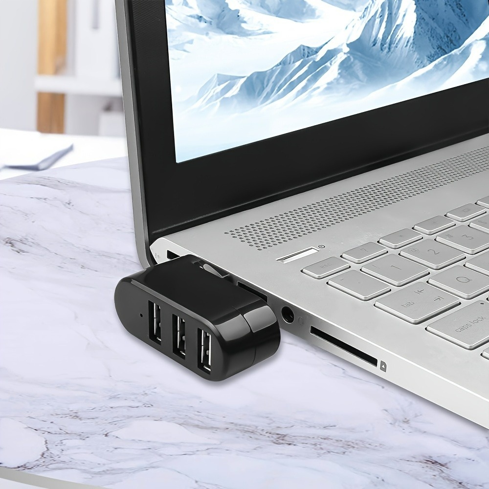 USB 2.0 허브 3포트 180 °   회전식 분배기 - Xiaomi Laptop Accessories 리뷰 및 가격