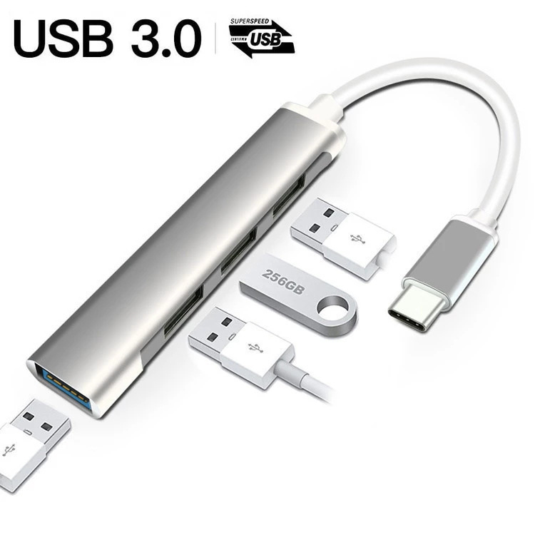 USB C 허브 3.0 C 타입 3.0 2.0, 4 포 - Laptop Accessories Macbook 리뷰 및 가격
