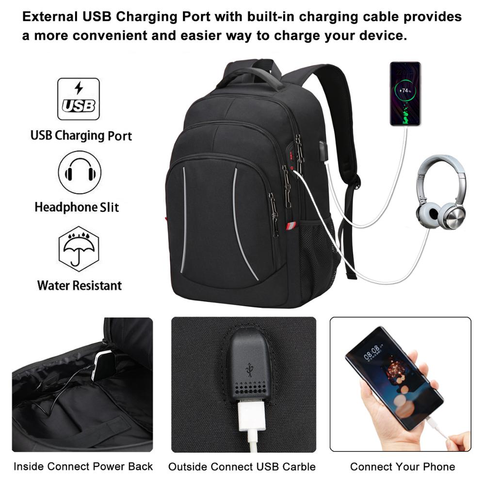 도난 방지 야외 사무용 다기능 여행 노트북 백팩 남성용 - Laptop Backpack Anti Theft 리뷰 및 가격