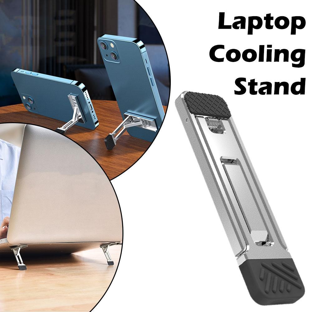 노트북 스탠드 알루미늄 합금 미니 접이식 홀더 3 높이 - Laptop Accessories Macbook 리뷰 및 가격