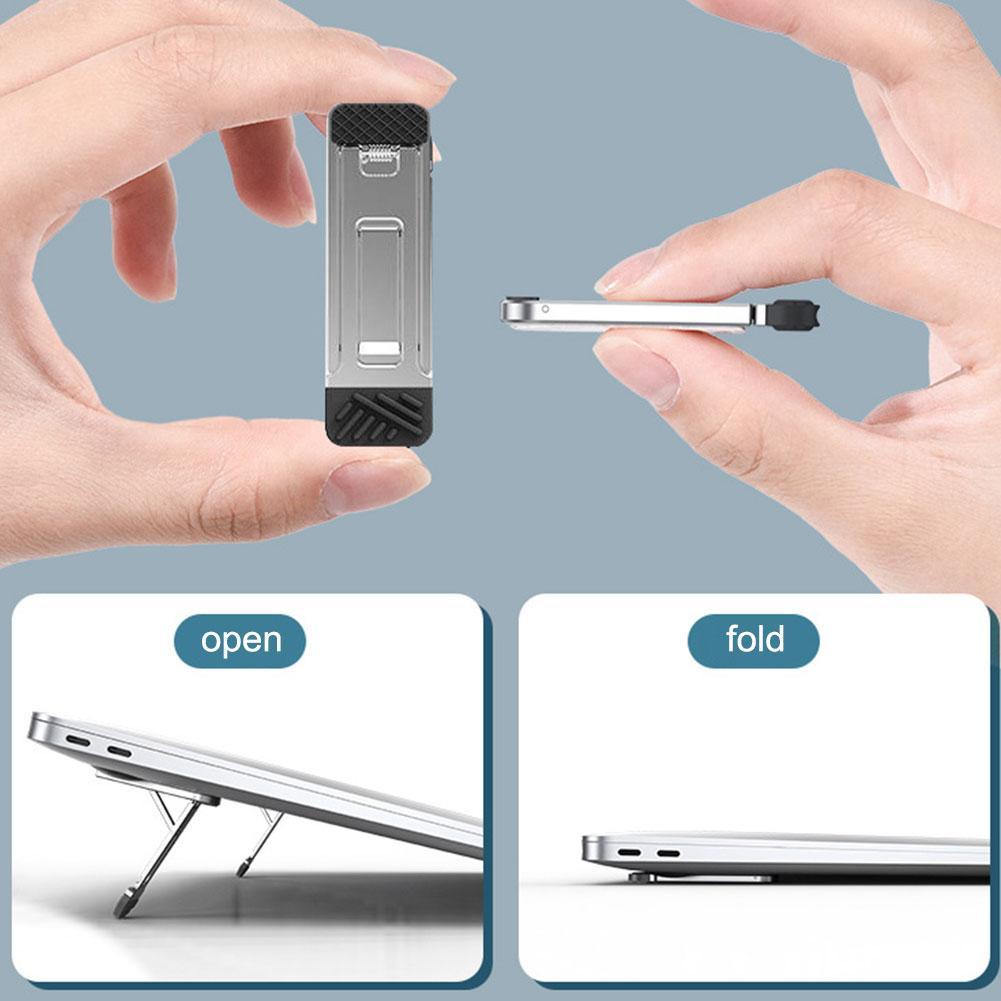 노트북 스탠드 알루미늄 합금 미니 접이식 홀더 3 높이 - Laptop Accessories Macbook 리뷰 및 가격
