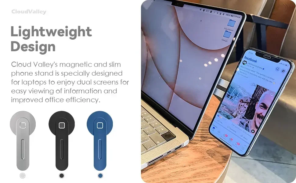 접이식 마그네틱 휴대폰 거치대, 노트북 컴퓨터 모니터용 - Laptop Accessories Must Have 리뷰 및 가격