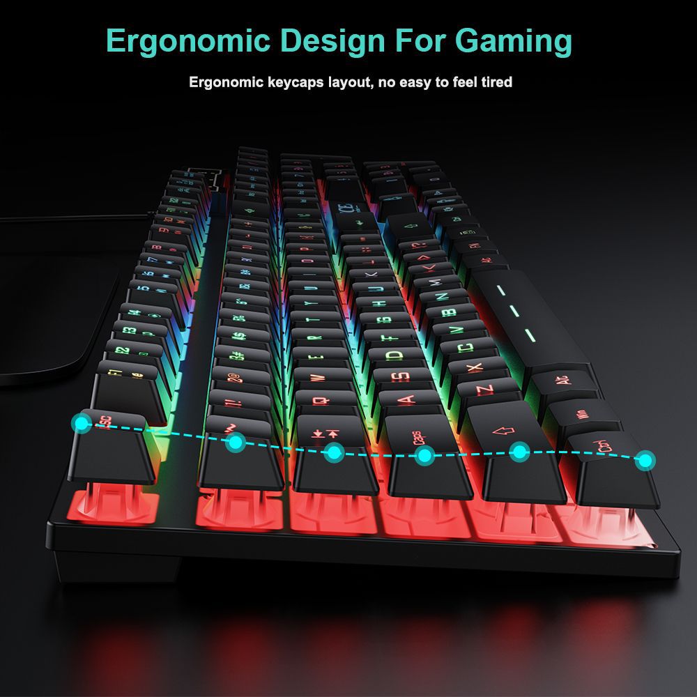 방수 발광 유선 게이밍 키보드 세트 RGB 백라이트 인 - Laptop Accessories Combo Set 리뷰 및 가격