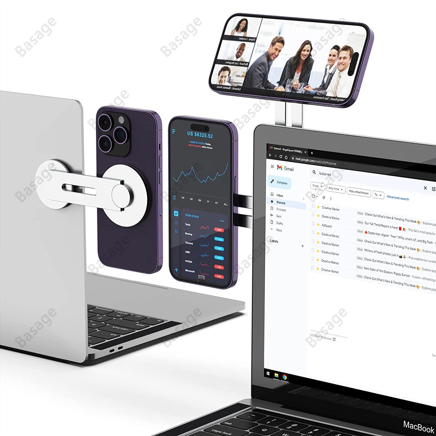 연속성 플립 아이폰 노트북 마운트, 슬림 마그네틱 휴대 - Laptop Accessories Must Have 리뷰 및 가격