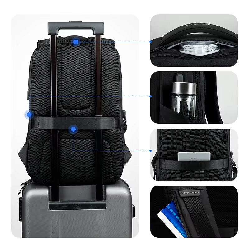 마크 라이든 남성 백팩 비즈니스 다기능 도난 방지 방수 - Laptop Backpack Anti Theft 리뷰 및 가격