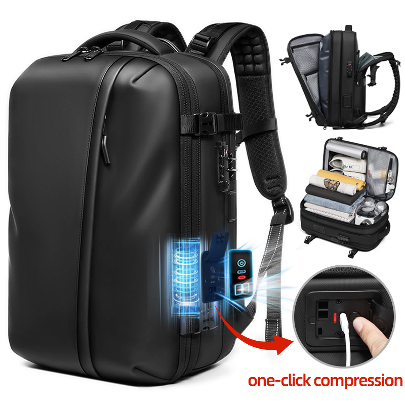 남성용 여행 백팩 원클릭 스타트 펌프 진공 압축 17인 - Laptop Backpack Anti Theft 리뷰 및 가격