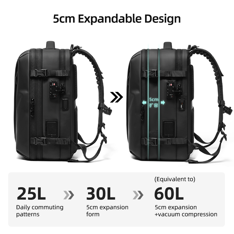 남성용 여행 백팩 원클릭 스타트 펌프 진공 압축 17인 - Laptop Backpack Anti Theft 리뷰 및 가격