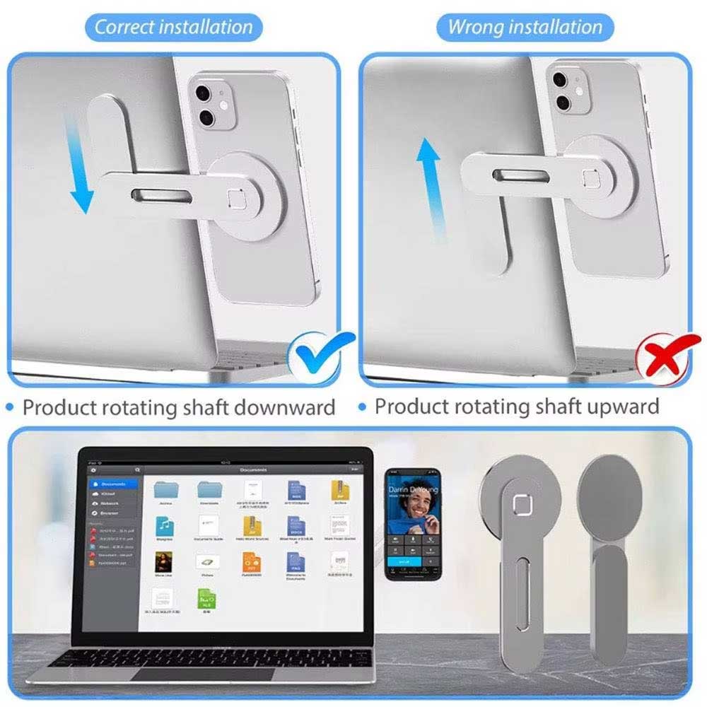 회전식 접이식 마그네틱 노트북 걸이 마그네틱 폰 홀더  - Laptop Accessories Must Have 리뷰 및 가격