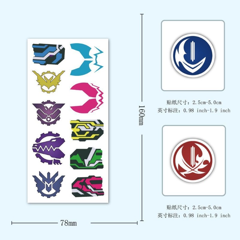 60 시트 가면 라이더 로고 스티커 크리 에이 티브 데 - Laptop Original Accessories 리뷰 및 가격